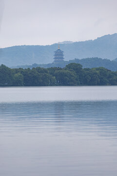 杭州西湖著名景点风光