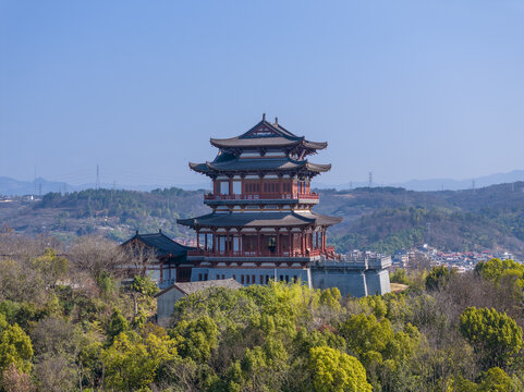 新昌鼓山公园天姥阁