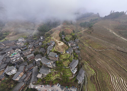 龙脊梯田山寨