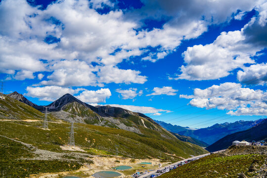 甘孜折多山景观