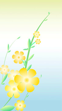 立春春季渐变清新海报