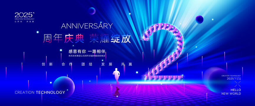 2周年海报