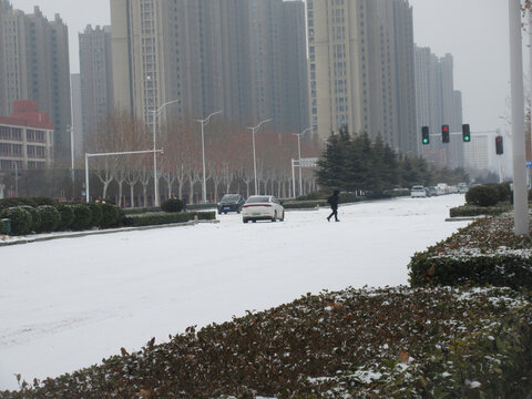 雪天路况