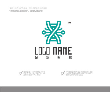 生物科研logo设计