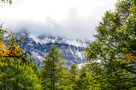 稻城亚丁景区雪山