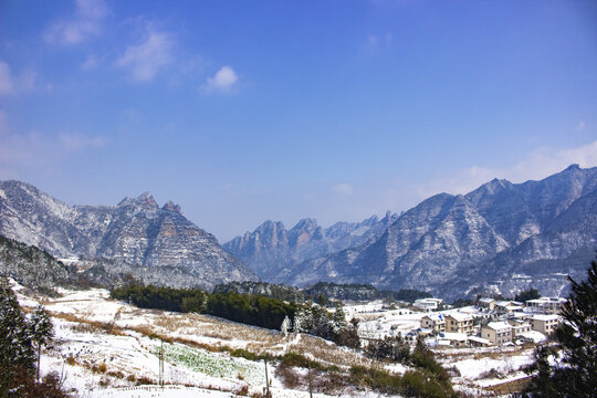 张家界雪景