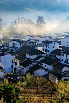 秋天的婺源石城村