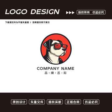 小狗logo标志