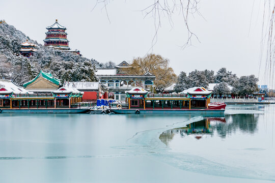 雪后的颐和园