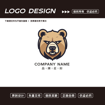 熊logo标志