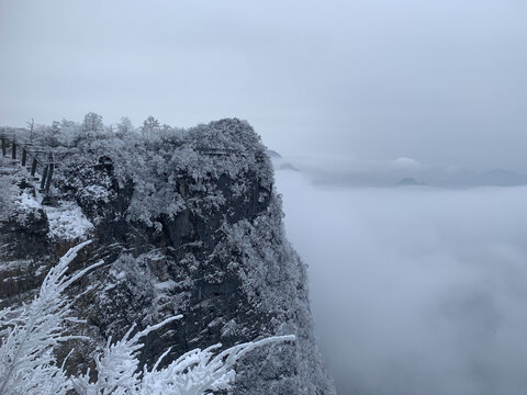 张家界天门山风光