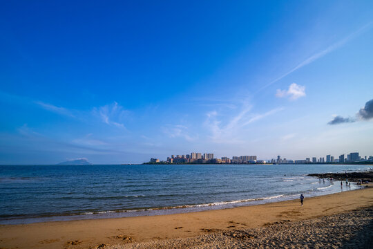 青岛西海岸星海滩夏日风情