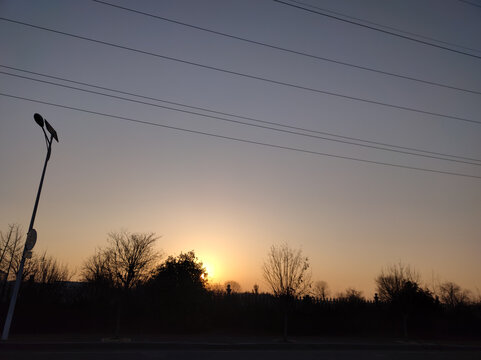 夕阳