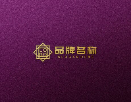 烫金品牌LOGO样机