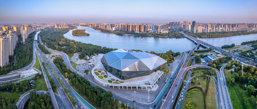 中国辽宁沈阳五里河公园城市建筑