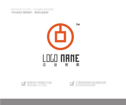 钱币logo设计