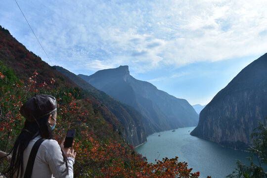 三峡白帝城瞿塘峡