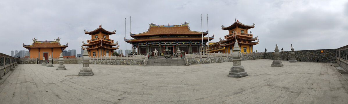 泉州市海边洛伽寺院内景