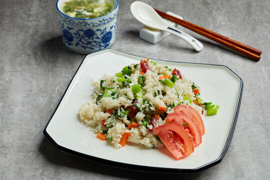 特色青菜炒饭