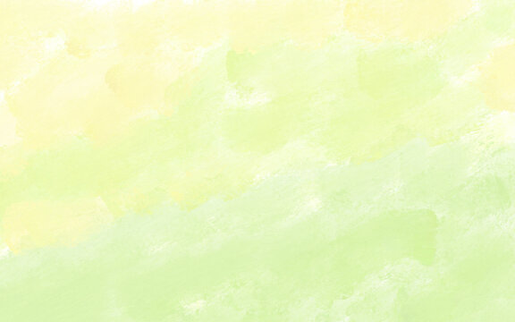水彩笔刷晕染色块春天嫩绿色背景