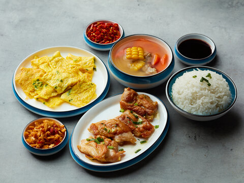 香煎海鱼饭套餐