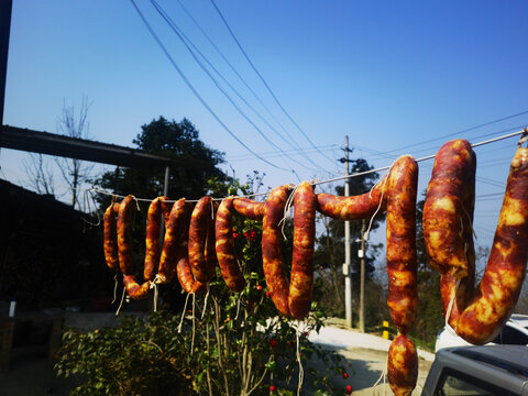 川味香肠腊肉摄影