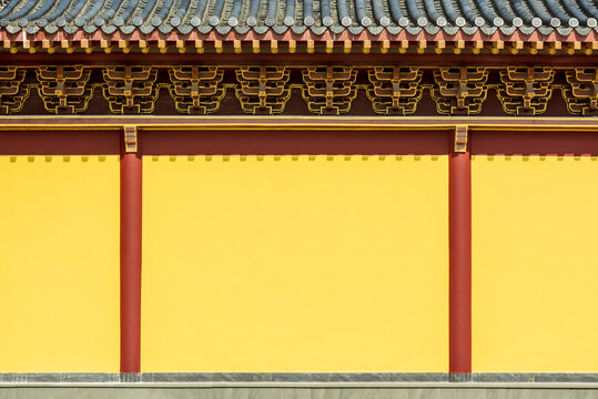 中式宫殿院墙