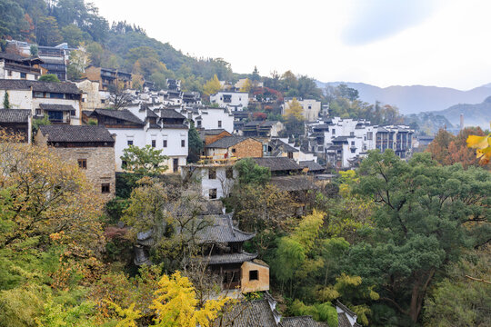 秋天的婺源篁岭