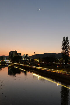 深圳较场尾大鹏所城夜景