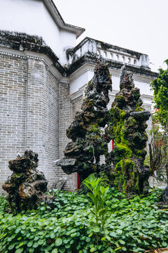 东莞石龙欧仙院寺假山