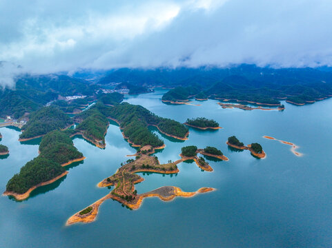 千岛湖风光航拍