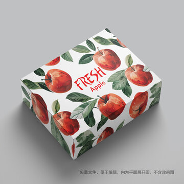 苹果礼盒包装设计