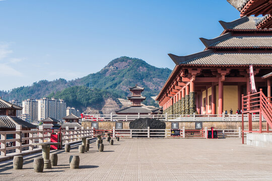 横店影视城秦王宫景区