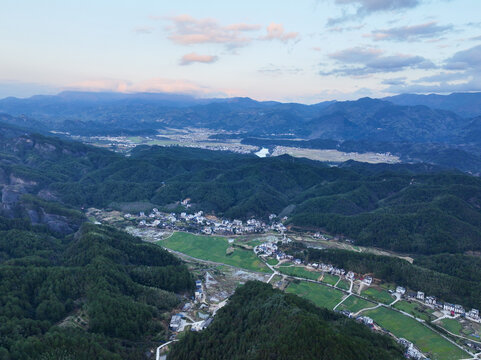 湖南崀山山村风景