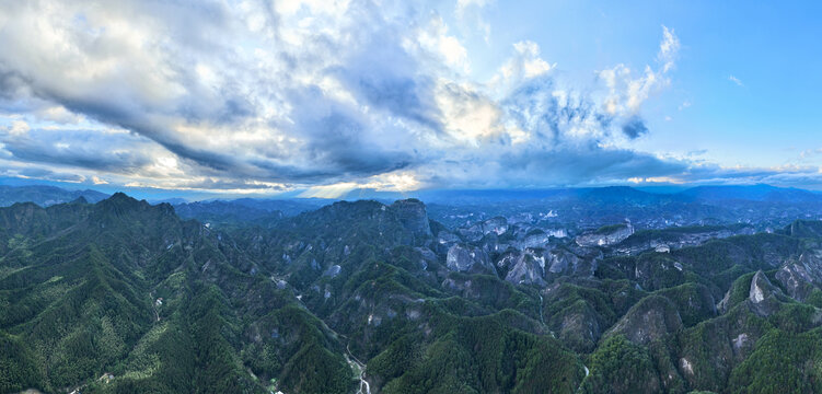 湖南崀山全景