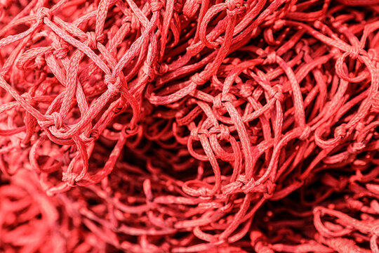 红色渔网