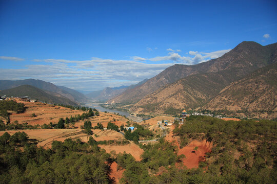 高山俯视