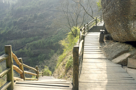 四川广元剑门关天梯峡栈道