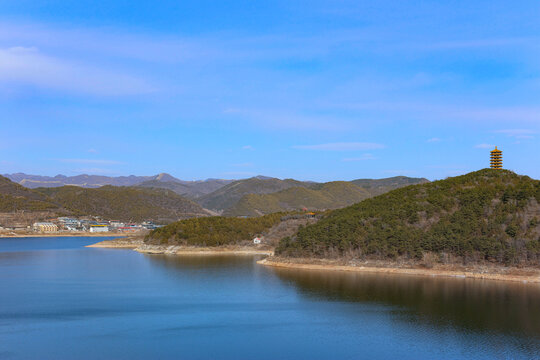 北京平谷金海湖露营