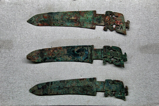 河南博物院青铜刀