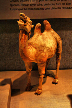 彩绘陶骆驼