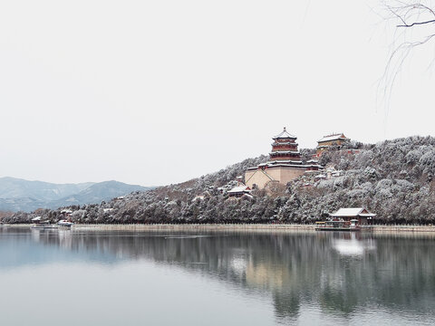 颐和园雪景