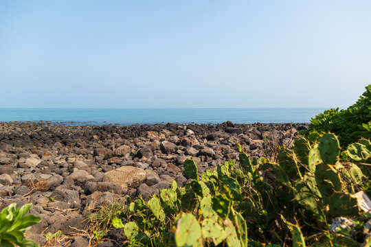 海南儋州峨蔓镇火山海岸