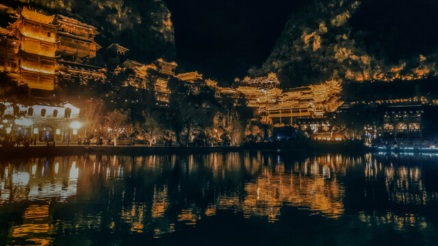 美丽的夜景