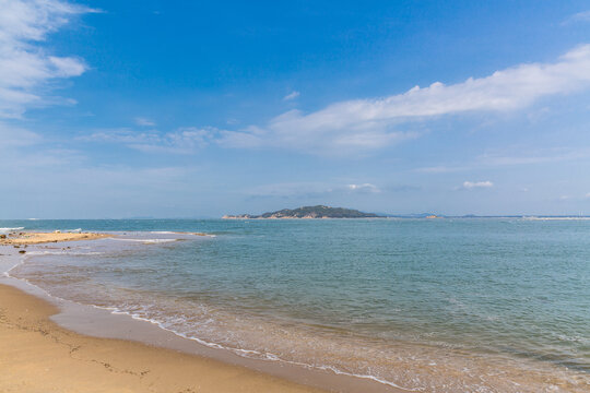 海南陵水香水湾沙滩风景