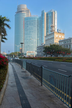 厦门阳光高层建筑都市风景