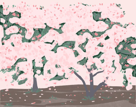 一树桃花壁纸