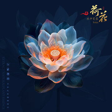 荷花月饼礼盒