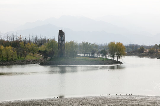 沣河梁家滩湿地公园