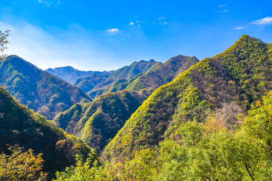 山川秋景